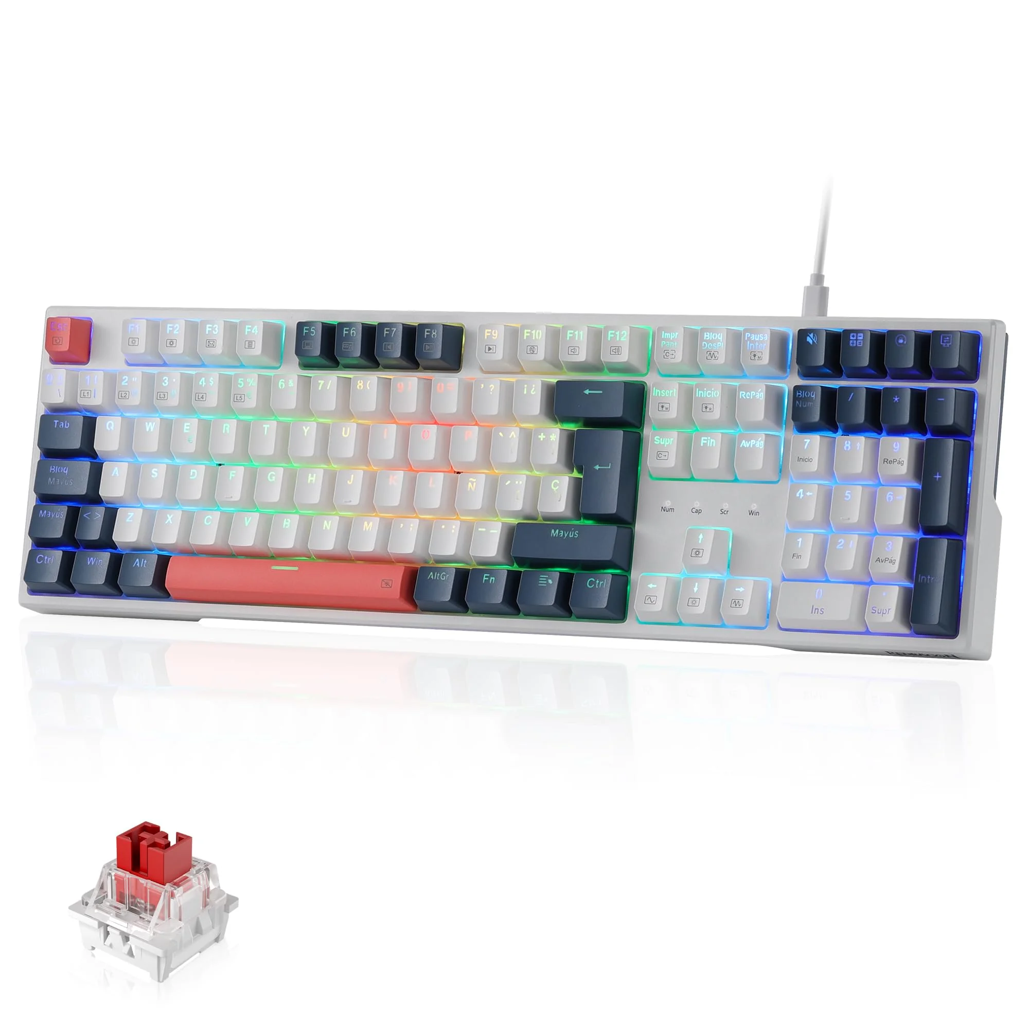 Teclado Redragon K668 Mecánico