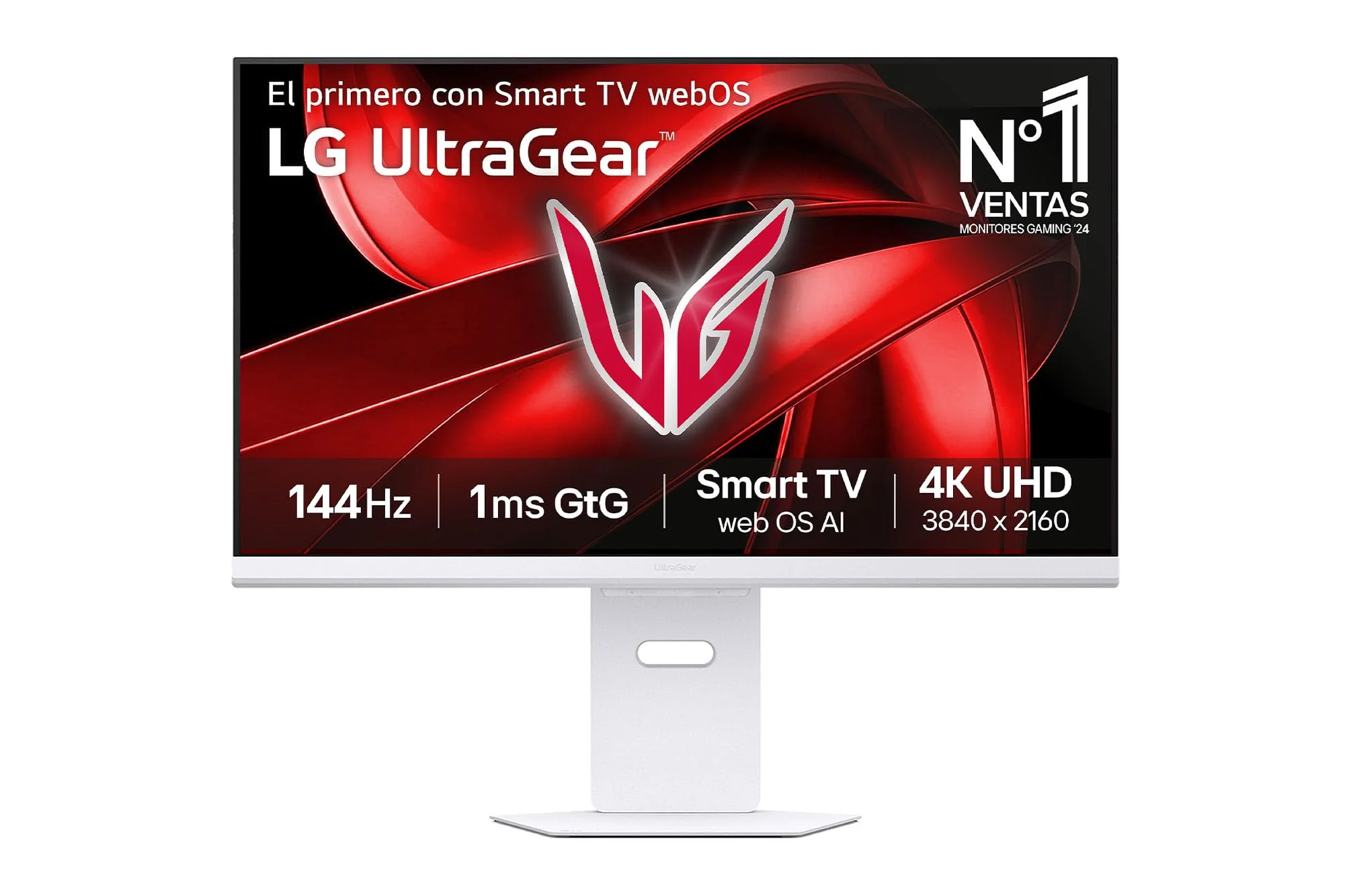 Monitor LG Ultragear 32G810SA-W · 31.5" 4K 144Hz
