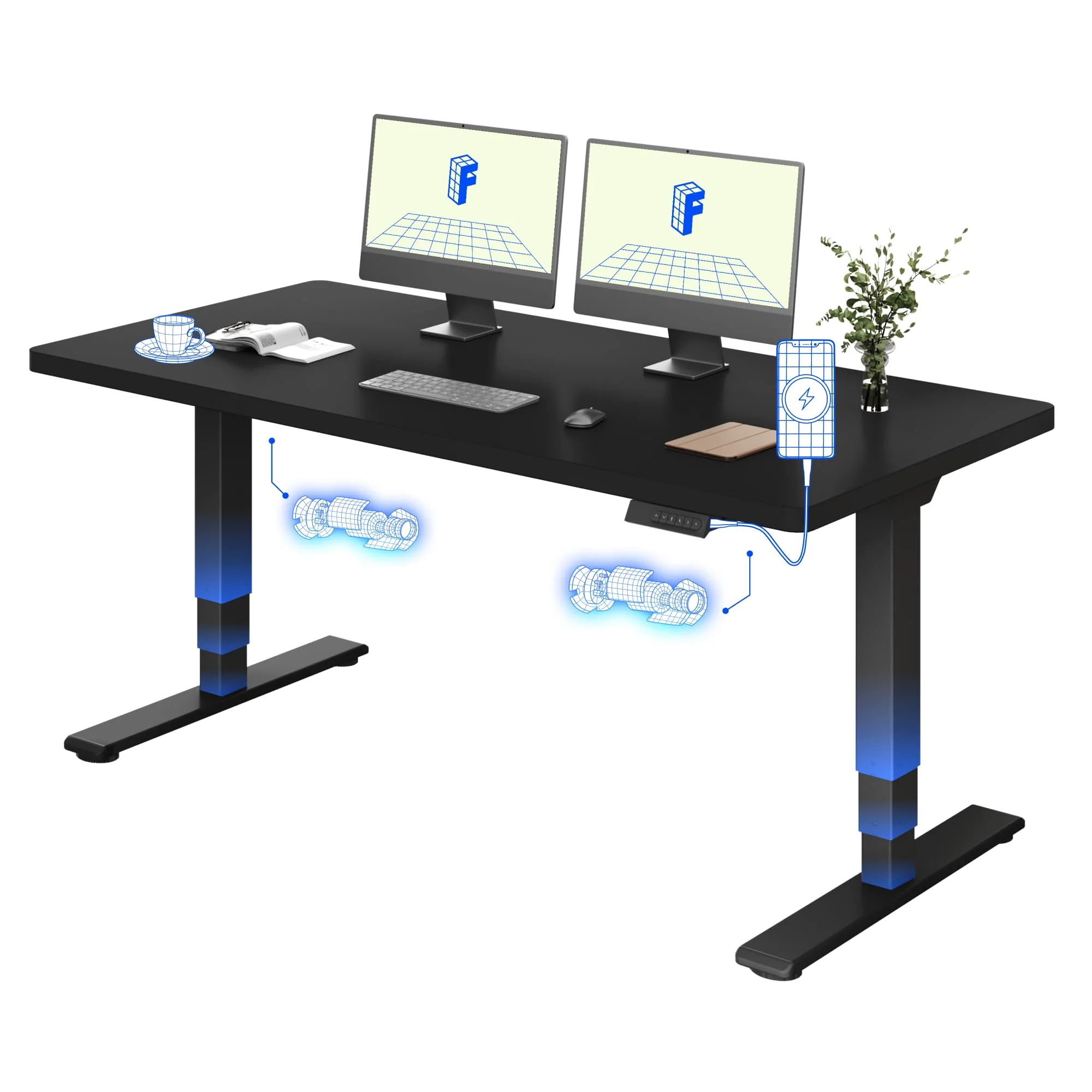 Escritorio FLEXISPOT EC5 Plus 180x80cm